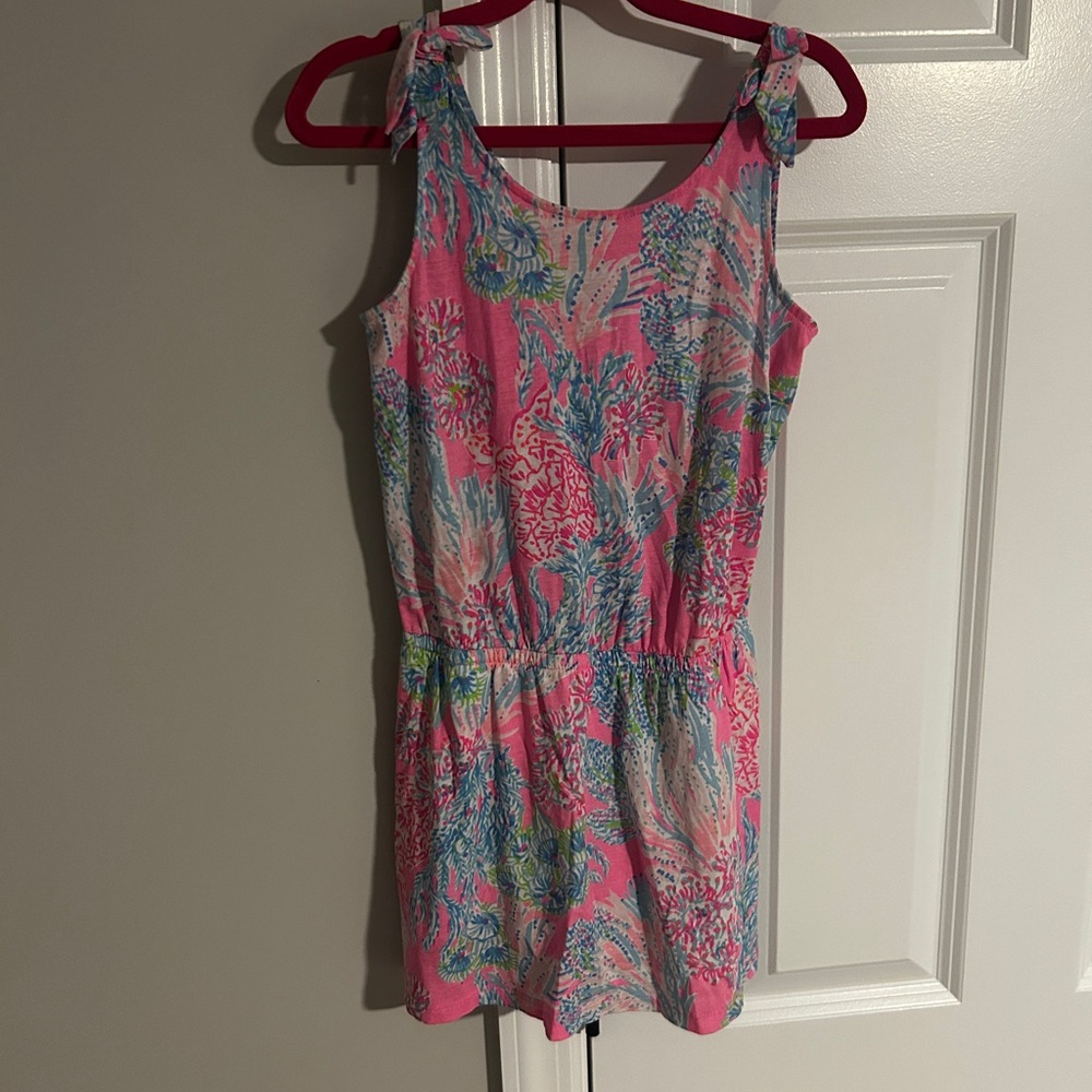 Lilly Pulitzer Pink and Blue Kids Casual Dress